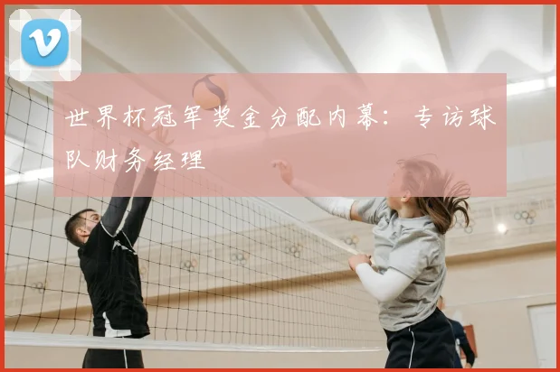 世界杯冠军奖金分配内幕:专访球队财务经理